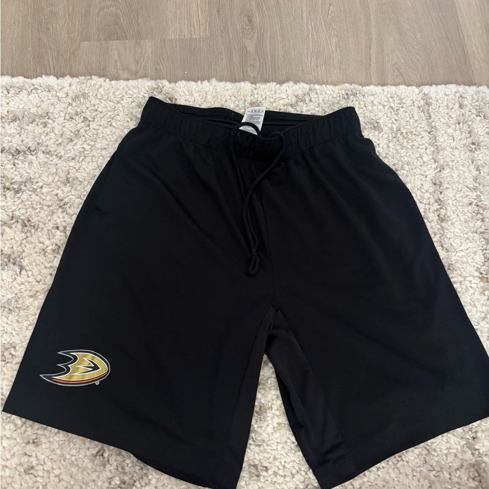 Anaheim Ducks Adidas Athletic Player Shorts